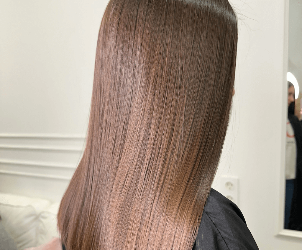 brillo en el pelo