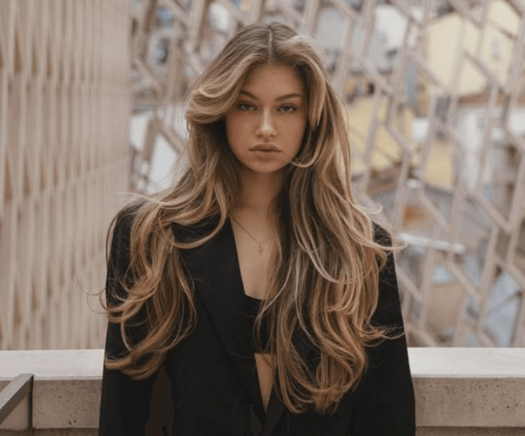 corte mariposa para pelo largo